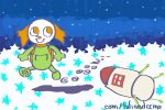 absurd_res astronaut_suit bemani canid canine canis domestic_dog furry hi_res konami mammal pop&#039;n_music
