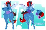  3:2 absurd_res arthropod breasts butt changeling friendship_is_magic hasbro hi_res model_sheet my_little_pony solo thick 