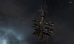  3d capital_ship_(eve_online) commentary company_logo company_name copyright_logo copyright_name dated droneboat_(eve_online) eve_online fire glowing grey_background hauling_ship_(eve_online) highres industrial industrial_ship_(eve_online) logo machinery mining_ship_(eve_online) no_humans official_art outer_ring_excavations_(eve_online) realistic salvo_(willem_van_biljon) science_fiction sky space space_station spacecraft star_(sky) starry_sky starry_sky_background support_ship_(eve_online) vehicle_focus 