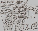  &lt;3 2022 amphibia_(series) amphibian anthro arched_back blush bodily_fluids breasts bukkake cum cum_on_breasts cum_on_face disney dxt91 erect_nipples female general_yunan genital_fluids genitals hair hand_on_balls hi_res kneeling long_tongue looking_pleasured male male/female markings monochrome narrowed_eyes newt nipples non-mammal_breasts open_mouth open_smile oral penis salamander_(amphibian) sex shaking smile speech_bubble spots spotted_markings spotted_tail squint tail_markings text tongue tongue_out tonguejob trembling 