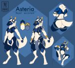  absurd_res anthro armor asteria_(zavan) bracers bridle clothing female fluffy fluffy_tail harness hi_res machine marsh_da_m3llo protogen 