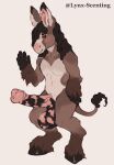absurd_res animal_genitalia animal_penis anthro balls big_balls big_penis blush dark_hair equid equine equine_genitalia equine_penis erection genitals hi_res hooves huge_balls huge_penis hybrid hyper hyper_balls hyper_genitalia hyper_penis lynx_scenting male mammal mule penis roswell_(cokotheschnoot) solo spots spotted_balls spotted_genitalia spotted_penis