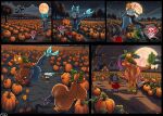 absurd_res amphibian anthro areola axolotl big_breasts big_tail bioluminescence black_body blue_body breast_expansion breasts butt clothing comic elemental_creature expansion female fin flora_fauna food food_creature footwear for_a_head fruit gills glowing glowing_eyes group halloween hi_res high_heels holidays human humanoid inanimate_transformation izel_(theosiris916) jack-o&#039;-lantern living_fruit magic male mammal marine mey810 mole_salamander moon night nipples nude object_head orange_body pink_body plant plant_transformation pumpkin pumpkin_head salamander shoes short_stack six_frame_image species_transformation tail thick_thighs transformation transformation_sequence trio worried