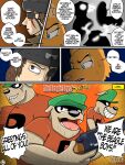 absurd_res antelope anthro avian beagle_boys big_nose bird black_eyes bovid brown_eyes brown_hair canid canine clothing comic crossover dialogue diane_foxington disney dreamworks ducktales ducktales_(2017) english_text eye_patch eyewear fangs female fox frown frown_eyebrows fur green_eyes group gun hair hat headgear headwear hi_res human kerchief male mammal open_mouth orange_body orange_fur page_number pale_skin piercing ranged_weapon rcblackdie rcblackdie_(character) scar shirt shotgun smile smiling_at_viewer speech_bubble teeth text the_bad_guys topwear weapon worried