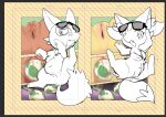 after_sex after_transformation bodily_fluids breasts egg female fennekin feral gender_transformation generation_6_pokemon generation_8_pokemon genitals hi_res jaki-kun_(character) multi_breast nickit nintendo nipples oposa oviposition pokemon pokemon_(species) pussy solo sweat tears transformation