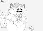  &lt;3 2022 absurd_res ailurid ambiguous_gender angry anon anthro breasts chest_tuft disney featureless_breasts female genitals hands_on_hips hi_res mammal markings mature_female ming_(turning_red) mole_(marking) monochrome mr_valentine00 pixar pussy red_panda tuft turning_red 