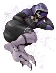 alien anthro bioware claws electronic_arts feet female foot_fetish hi_res kredri mass_effect paws quarian soles solo toes