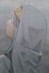  1girl absurdres dated from_side grey_hair grey_sky highres index_(toaru_majutsu_no_index) long_hair looking_up nun okaokaokaoooo rain robe sky solo toaru_majutsu_no_index toaru_majutsu_no_index:_genesis_testament traditional_nun twitter_username wimple 