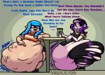 2019 5_fingers abdominal_bulge ambiguous_gender ambiguous_prey animal_humanoid apron artist_name asking_another barista belly big_belly black_apron black_bottomwear black_clothing black_markings black_shorts blorp blue_eyebrows blue_eyes blue_tentacles blue_text bottomwear breasts casual_vore cephalopod cephalopod_humanoid clothing coffee_cup colored container coraline_(perestroika01) counter cup dialogue digital_drawing_(artwork) digital_media_(artwork) disposable_cup duo ellipsis english_description english_text exclamation_point eye_markings eyebrows facial_markings female female_pred fingers flat_chested footwear hat head_markings headgear headwear hi_res huge_belly humanoid humanoid_pointy_ears humanoid_pred inkling leaning_on_counter lies light_body light_skin looking_at_another looking_away maniacalfork marine marine_humanoid markings mask_(marking) midriff mollusk mollusk_humanoid multiple_prey name_in_dialogue nintendo obese obese_female obese_humanoid octarian octoling olivia_(perestroika01) open_mouth orange_clothing orange_shirt orange_t-shirt orange_topwear overweight overweight_female overweight_humanoid pants pointy_ears poking pseudo_hair purple_eyebrows purple_eyes purple_tentacles purple_text question_mark rumbling_stomach shirt shoes shorts shy slosh sloshing_belly sound_effect_variant sound_effects splatoon suckers t-shirt talking_to_another teeth tentacle_hair tentacles text topwear torn_bottomwear torn_clothing torn_pants unwilling_prey visor_cap vore white_text woomy