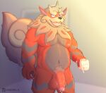  absurd_res animal_humanoid anthro asian_mythology balls bara_tiddies belly big_balls big_breasts big_penis big_tail bodily_fluids breasts coffee_cup container cum cum_drip cum_drop cum_in_a_cup cum_in_hands cum_on_penis cup domestic_cat dripping east_asian_mythology felid felid_humanoid feline feline_humanoid felis foo_dog fur genital_fluids genitals green_eyes grey_body grey_fur hi_res humanoid japanese_mythology krepht lion male male/male mammal mammal_humanoid muscle_worship muscular mythology nintendo nipples nude orange_body pantherine penis pok&eacute;mon pok&eacute;mon_(species) pokemon_legends_arceus pubes shīsā solo sunrise tabby_cat tabby_fur video_games wide_hips 