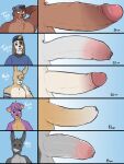  big_penis bunnyfeet chart cut_(disambiguation) foreskin genitals hi_res kumi nico noah_(disambiguation) penis size_chart size_difference teo text tobias_(disambiguation) 