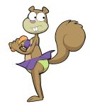 2024 anthro biped black_eyes bottomwear bra brown_body brown_ears brown_fur brown_tail buckteeth burger butt clothed clothing colored countershade_face countershade_torso countershading digital_drawing_(artwork) digital_media_(artwork) eyelashes female fluffy fluffy_tail food full-length_portrait fur furgonomic_bottomwear furgonomics green_clothing green_panties green_underwear head_turned holding_burger holding_food holding_object krabby_patty looking_back maddeku mammal nickelodeon panties pink_nose portrait purple_bra purple_clothing purple_underwear raised_tail rodent sandy_cheeks sciurid shaded side_view simple_shading solo spongebob_squarepants squirrel_tail standing tail tail_under_skirt tan_body tan_countershading tan_fur teeth tree_squirrel underwear