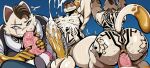 absurd_res anal anal_penetration anthro anus balls big_balls big_butt big_muscles big_penis blind_eye bodily_fluids butt cum cum_on_chest cum_on_own_chest cum_on_penis cum_on_self cumshot domestic_cat duo ejaculation epic_games erection excessive_cum excessive_genital_fluids eye_scar facial_scar felid feline felis fellatio fortnite fur genital_fluids genitals handjob hi_res huge_butt huge_penis male male/male male_penetrated male_penetrating male_penetrating_male mammal meowdas muscular muscular_anthro muscular_male nathanatwar nose_scar oral penetration penile penile_penetration penis penis_in_ass scar sex tattoo thick_thighs vein veiny_penis white_body white_fur yellow_body yellow_fur