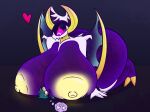  amethyst_starlight anthro areola bat big_breasts big_butt bioluminescence breast_smother breasts butt claws crush cuddling dragon duo erect_nipples female fur furred_dragon furred_scalie generation_7_pokemon glowing hi_res horn huge_breasts huge_butt hyper hyper_breasts hyper_butt legendary_pokemon light lunala male male/female mammal mythological_creature mythological_scalie mythology nintendo nipples pink_eyes pokemon pokemon_(species) purple_body scalie size_difference smothering squish translucent vee_(vvmilotic) vvmilotic yellow_areola yellow_nipples 
