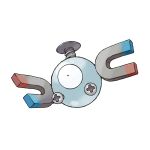  full_body magnemite magnet no_humans official_art one-eyed pokemon pokemon_(creature) pokemon_focus pokemon_frlg screw simple_background solo sugimori_ken third-party_source white_background 