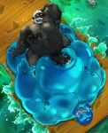 2022 3_eyes 5_fingers abdominal_bulge abs anal anal_penetration balls barazoku beard big_dom_small_sub black_arms black_body black_chest black_fingers black_hands black_head black_legs black_nipples black_skin blue_arms blue_balls blue_body blue_chest blue_fingers blue_hair blue_hands blue_head blue_legs blue_nipples blue_penis bodily_fluids dominant drooling erection facial_hair facial_hairfingers fingers friendly_unit93 genital_fluids genitals goo_creature goo_humanoid grin hair hi_res humanoid humanoid_on_humanoid humanoid_penetrated humanoid_penetrating humanoid_penetrating_humanoid hybrid lactating licking licking_lips male male/male male_humanoid multi_eye musclegut muscular muscular_humanoid nipples not_furry orc pecs penetration penile penile_penetration penis pointy_ears precum pseudo_hair saliva sex size_difference slime_sex smile sweat tongue tongue_out tusks water white_beard white_eyes white_facial_hair zur&#039;gon_(majinorc)