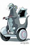 animal_focus baxcalibur commentary_request debudebumetabo dragon evolutionary_line frigibax highres no_humans pokemon pokemon_(creature) puff_of_air tail watermark wings yellow_eyes 