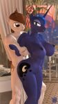 3d_(artwork) 4k 9:16 absurd_res aged_up anthro anthrofied antonsfms areola big_breasts biped blue_body blue_eyes breasts brown_hair digital_media_(artwork) duo equid equine ethereal_hair eyebrows eyelashes female female_penetrated friendship_is_magic hair hasbro hi_res horn looking_back male male/female male_penetrating male_penetrating_female mammal multicolored_body my_little_pony mythological_creature mythological_equine mythology nipples penetration penile penile_penetration pipsqueak_(mlp) princess_luna_(mlp) sex thick_thighs two_tone_body white_sclera winged_unicorn wings