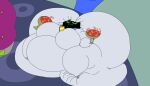 2025 7:4 animated big_butt black_body black_fur blue_sclera butt dialogue domestic_cat duo felid feline felis fur glistening glistening_butt green_sclera huge_butt huge_moobs hyper hyper_butt male mammal monkey_wrench_(series) morbidly_obese obese orange_body orange_fur overweight scratch_(monkey_wrench) scritch_(monkey_wrench) short_playtime sitting sitting_on_ground spacecraft speech_bubble spyrobiffy vehicle