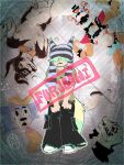 3:4 ambiguous_gender anthro biped bottomwear canid canine canis character_name clothing collar domestic_dog ear_hat erection fellatio female five_nights_at_freddy&#039;s footwear freddy_(fnaf) fujoshi fungus genitals green_hair hair harness hat hat_over_eyes headgear headwear hi_res homomancer mammal multiple_images mushroom oral pants pattern_clothing pattern_hat pattern_headgear pattern_headwear penile penis scalie scottgames sex sharp_teeth shoes sketchy small_hat sneakers solo spiked_harness spikes standing strapon striped_clothing striped_hat striped_headgear striped_headwear stripes teeth text tic_tac_toe top_hat zipper