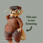 1:1 3_fingers 3d_(artwork) ambiguous_gender antennae_(anatomy) anthro banana_slug benny_(questionable_aesthetics) black_eyes blender_(artwork) blender_cycles digital_media_(artwork) english_text fingers gastropod headgear herm_(lore) hi_res his_ass_is_not_x hybrid meme mollusk orange_body questionable_aesthetics_(artist) simple_background slightly_chubby slug solo standing text thick_thighs wide_hips