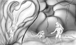 anatomically_inaccurate anthro asterozoan baleen_whale bikini blue_whale cetacean chest_tuft clothing disney echinoderm esophageal_sphincter falling female feral finding_nemo fish group hi_res inside_mouth inside_stomach internal lagomorph looking_at_another male mammal marine minicookiewolf oral_vore organs partially_submerged pixar rabbit_ears seashell seawater seaweed shell slipping soft_vore speedo starfish stomach swimwear throat tongue trio tuft two-piece_swimsuit uvula vore whale