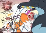2025 anal anal_beads anal_beads_in_ass anal_penetration anus black_body black_fur blue_eyes bodily_fluids countershade_torso countershading cum cum_in_vagina cum_inflation cum_inside dialogue digital_media_(artwork) duo dusk_lycanroc english_text erection faceless_character faceless_feral faceless_male female female_penetrated feral feral_on_feral feral_penetrated feral_penetrating feral_penetrating_feral fur generation_4_pokemon generation_7_pokemon genital_fluids genitals hi_res impregnation inflation knot knotted_penis lone_(lonewolffl) lonewolffl luxray lycanroc male male/female male_penetrating male_penetrating_female nintendo object_in_ass open_mouth orange_body orange_fur penetration penile penile_penetration penis penis_in_vagina pokemon pokemon_(species) quadruped sex sex_toy sex_toy_in_ass sex_toy_insertion simple_background soulsong_(celestial_wolf) teeth text tongue vaginal vaginal_penetration vulva