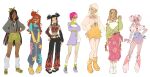  6+girls abs absurdres aisha_(winx_club) animal_print ankle_socks anklet aqua_eyes asian asymmetrical_hair asymmetrical_sleeves bandaid bandaid_on_cheek bandaid_on_face bead_necklace beads bear_print belt belt_buckle black_belt black_choker black_hair black_sandals black_sleeves blonde_hair bloom_(winx_club) blue_eyes blue_overalls blue_shirt blue_skirt blunt_bangs boots bow bow_legwear braid breasts bright_pupils brown_hair buckle chain chain_necklace choker cleavage cleavage_cutout clenched_teeth closed_mouth clothes_writing clothing_cutout coat colored_skin commentary crescent_print crop_top crossed_arms dark-skinned_female dark_skin denim denim_skirt detached_sleeves earrings english_commentary expressionless eyeliner eyes_visible_through_hair fanny_pack flame_print flora_(winx_club) floral_print flower flower_necklace frilled_arm_warmers frilled_skirt frilled_sleeves frills full_body fur-trimmed_skirt fur_trim goggles gradient_clothes gradient_skirt green-tinted_eyewear green_bag green_bow green_eyes green_headscarf green_jacket green_sandals green_shorts green_shrug grey_belt grey_hoodie grey_shirt hair_between_eyes hair_bun hair_flower hair_ornament hairclip hand_on_own_hip hands_on_own_hips happy headscarf heart heart-shaped_eyewear heart_cutout heart_hair_ornament heart_necklace height_difference high-waist_skirt high_belt high_heel_boots high_heels highres hood hood_down hoodie jacket jacket_partially_removed jewelry knees large_earrings layered_shirt layered_sleeves leg_ribbon leg_warmers light_blush light_frown lipstick lock lock_necklace long_hair long_hair_between_eyes long_skirt long_sleeves looking_at_another low_twin_braids makeup midriff miniskirt mismatched_sleeves multicolored_choker multicolored_hair multicolored_skin multiple_girls musa_(winx_club) navel necklace o-ring o-ring_choker off-shoulder_shirt off_shoulder original overalls own_hands_together paint_splatter paint_splatter_on_face paintbrush pencil_skirt pink-tinted_eyewear pink_bow pink_flower pink_hair pink_lips pink_ribbon pink_skirt platform_boots platform_sandals puffy_long_sleeves puffy_short_sleeves puffy_sleeves punk purple_coat red_eyeliner red_hair red_tank_top redesign ribbon sandals see-through_clothes see-through_shirt shirt shoes short_hair_with_long_locks short_over_long_sleeves short_sleeves short_twintails shorts side_slit sidelocks simple_background single_hair_bun skirt skirt_set skull_earrings skull_hair_ornament sleeve_ribbon sleeves_past_wrists smile smirk sneakers socks spiked_choker spiked_sandals spikes standing star_(symbol) star_earrings star_print stella_(winx_club) stomach_cutout straight_hair strap_slip strapless strapless_shirt streaked_hair studded_belt sun_print sunglasses tall_female tan tank_top tecna_(winx_club) teeth thick_eyebrows tinted_eyewear toes toned toned_female torn_clothes torn_sleeves triangle_earrings turtleneck turtleneck_shirt twin_braids twintails two-tone_hair two-tone_skin two_side_up vertical-striped_sleeves very_long_hair white_arm_warmers white_background white_choker white_hair white_leg_warmers white_pupils white_ribbon white_shirt white_shoes white_skirt white_socks wikate winx_club wrist_bow yellow_boots yellow_eyes yellow_lips yellow_shirt yellow_shoes yellow_skirt 