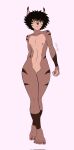  anthro brown_body brown_fur feet felid feline female fur hair hi_res lynx mammal model_sheet short_hair shuralynx solo striped_body striped_fur stripes yellow_eyes 