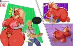 absurd_res anal anal_orgasm anal_penetration anthro anus areola balls big_balls big_breasts big_butt big_penis blaziken breasts bubble_butt buenos_dias_mandy butt darkdemon74x digital_drawing_(artwork) digital_media_(artwork) digital_painting_(artwork) duo ejaculation fan_character female generation_3_pokemon genitals hands-free hi_res huge_breasts huge_butt human hybrid interspecies larger_anthro larger_female male male/female mammal meme milftwo nintendo nipples nude orgasm painting_(artwork) penetration penis pink_areola pink_nipples pokemon pokemon_(species) pokephilia size_difference smaller_human smaller_male wide_hips