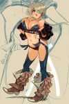  1girl alex_ahad angel_(kof) boots breasts cowboy_boots gloves highres jacket large_breasts the_king_of_fighters white_hair 