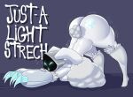 anthro ass_up big_breasts big_butt bottomless breasts butt claw_marks clothed clothing exercise exposed_butt female generation_4_pokemon hi_res hidden_face hoodie ice_claws lopunny meme nintendo pokemon pokemon_(species) revifrry snowflake solo stretching topwear trishula_za_warudo_(genozawarudo) white_body