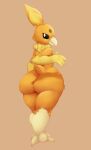  absurd_res ambiguous_gender anthro avian beak big_butt bird black_sclera brown_eyebrows butt circle_eyebrows digital_media_(artwork) eyebrows feathers freckles fur hi_res looking_at_viewer mklxiv nintendo orange_body orange_fur pok&eacute;mon pok&eacute;mon_(species) simple_background solo tail_tuft thick_thighs torchic torchy tuft video_games white_eyes yellow_body yellow_fur 
