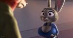  anthro big_breasts breasts canid canine cleavage clothed clothing disney edit female fox holding_breast judy_hopps lagomorph leporid male male/female mammal nick_wilde rabbit screencap solo tagme venjiiart zootopia 