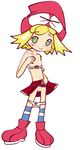  amitie flat_chest madou_monogatari panties pussy puyopuyo topless underwear 