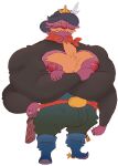  4_arms alien alien_humanoid anthro belt belt_buckle body_hair boots box_(haxsmack) buckle bulge chest_hair clothing cowboy cowboy_hat facial_hair footwear hankerchief hat haxsmack headgear headwear hi_res humanoid kirgonian male multi_arm multi_limb mustache nipples paddle shoes solo spurs 