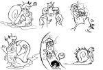  &lt;3 abdominal_bulge absurd_res after_vore angry antennae_(anatomy) asian_mythology breasts cross-eyed demon east_asian_mythology elf exclamation_point eyeless female gastropod head_only hi_res horn humanoid humanoid_pointy_ears humor hungry invertebrate japanese_mythology male mollusk musical_note mythology nipples non-mammal_breasts on_display oni question_mark serth shell simple_background slime snail soft_vore speech_bubble steam surprise surprised_expression trapped vore yōkai 