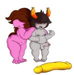  absurd_res alien anthro balls blush chubby_male deltarune diemen_xicali dildo double_dildo duo erection female freckles fuzefurry genitals hair hair_over_eye hi_res hiveswap homestuck horn male ms_paint_adventures nipples one_eye_obstructed penis pussy scalie sex_toy susie_(deltarune) tagme troll_(homestuck) undertale_(series) video_games webcomic 