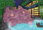  animal_humanoid anthro bamboo bath bathhouse big_muscles chiropteran chiropteran_humanoid gats_(stabstag) hi_res hot_spring huge_muscles huge_pecs humanoid hyper hyper_muscles hyper_pecs male mammal mammal_humanoid muscular nipples nohaburr nude pecs solo steam water 