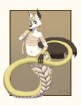  absurd_res anthro apode canid canine canis cobra draconcopode egyptian female hi_res hybrid jackal lamia legless mammal reptile scalie serpentine snake split_form 