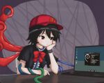  computer debian houjuu_nue laptop linux mcdonald&#039;s touhou 