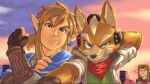  2019 alien annoyed anthro being_watched blonde_hair blue_eyes brown_body brown_fur canid canine clothing cloud dahecksajerry ear_piercing ear_ring elf female fox fox_mccloud fur group hair humanoid humanoid_pointy_ears hylian kirby kirby_(series) link looking_at_another looking_at_viewer male mammal nintendo open_mouth open_smile piercing pose princess_zelda scarf selfie smile star_fox super_smash_bros. the_legend_of_zelda video_games waddling_head whiskers yellow_eyes 