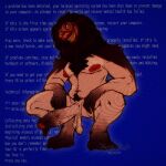 anthro balls big_feet big_nipples big_penis blue_screen_of_death body_hair canid canine canis chest_hair clenched_teeth creepypasta crouching crt crt_effect crt_monitor digital_media_(artwork) domestic_dog erection feet foreskin fur genitals hairy_balls hands_on_legs hands_on_thighs hi_res huge_feet huge_nipples huge_penis humanoid_genitalia humanoid_penis husky lifeless_eyes long_foreskin male mammal muscular muscular_male nipples nordic_sled_dog nude pecs penis pubes red_body red_skin ryonane saggy_balls simple_background smile smile.dog solo spiked_penis spikes spikes_(anatomy) spitz teeth text yellow_eyes