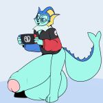  anthro balls big_balls big_penis bottomless clothed clothing eeveelution fan_character genitals hi_res huge_balls huge_penis hyper hyper_balls hyper_genitalia hyper_penis looking_at_viewer male mr_rottson nintendo nintendo_switch partially_clothed penis pok&eacute;mon pok&eacute;mon_(species) solo vaporeon vappy_(mr_rottson) video_games 