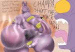 anthro anus ball_ring balls beerus big_anus big_butt big_nipples bodily_fluids brother_(lore) butt champa curvy_figure dialogue domestic_cat dragon_ball dragon_ball_super duo english_text felid feline felis genitals glistening glistening_body glistening_butt grin hi_res huge_butt implied_incest looking_back male mammal moobs nipple_piercing nipples obese obese_male oddkangal overweight overweight_male piercing presenting presenting_hindquarters profanity sibling_(lore) smile spread_butt spreading sweat sweaty_butt teasing teeth text thick_thighs tongue voluptuous wide_eyed yelling yellow_eyes