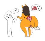 2024 :3 ambiguous_gender ambiguous_humanoid anthro arms_bent artist_name between_buttocks big_breasts big_butt blue_eyes bodily_fluids breasts brown_hair bubblegum_(mskend_a) butt canid canine digital_drawing_(artwork) digital_media_(artwork) domestic_cat dot_eyes english_description eyeless featureless_breasts featureless_chest featureless_crotch felid feline felis female female_anthro flat_colors fluffy fluffy_tail fox fox_(mskend_a) frown fur group hair hand_behind_head huge_butt humanoid larger_ambiguous larger_anthro larger_female larger_humanoid mammal mskend_a multicolored_body multicolored_fur noseless nude nude_ambiguous nude_anthro nude_female nude_humanoid open_frown open_mouth open_smile orange_body orange_fur orange_tail pink_body pink_fur question_mark red_hair simple_background simple_eyes size_difference smaller_ambiguous smaller_anthro smaller_female smaller_humanoid smile speech_bubble standing sweat sweatdrop tail text thick_thighs trio two_tone_body two_tone_fur two_tone_tail white_background white_body white_fur