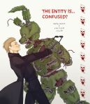 2025 5_fingers absurd_res albert_wesker animatronic anthro artist_collaboration artist_name belt belt_buckle bent_arm black_belt black_bottomwear black_clothing black_eyewear black_pants black_shirt black_sunglasses black_topwear black_trenchcoat blonde_hair bottomwear brown_nose buckle capcom closed_smile clothed clothed_human clothed_male clothing colored crossover dead_by_daylight digital_drawing_(artwork) digital_media_(artwork) duo english_description english_text eyewear featureless_crotch fingers five_nights_at_freddy&#039;s five_nights_at_freddy&#039;s_3 fully_clothed fully_clothed_human fully_clothed_male fur green_body green_fur hair hand_holding hand_on_butt hi_res holding_eyewear holding_object holding_object_in_mouth holding_sunglasses hud human hybrid lagomorph larger_anthro larger_male leporid lidded_eyes light lighting long_ears machine male male/male male_anthro male_human mammal metallic_body mouth_closed multicolored_body no_eyebrows object_in_mouth pants pockets question_mark rabbit red_body red_eyes red_skin resident_evil robot romantic romantic_couple scottgames shirt short_hair simple_background size_difference smaller_human smaller_male smile smiling_at_another smiling_at_each_other smiling_at_partner spookyshape springtrap_(fnaf) sunglasses tan_body tan_skin teeth text topwear torn_ear undead white_background white_eyes wire zmeitsssa