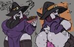 absurd_res anal anal_penetration anthro anus areola belly big_belly big_breasts big_butt black_clothing black_sweater black_topwear black_turtleneck blush bodily_fluids bovid breasts butt candy candy_bowl caprine clothed clothing dessert dildo dildo_in_ass dildo_insertion eyewear female food glasses goat grey_background hand_on_butt hat headgear headwear hi_res holding_object horn huge_breasts huge_butt laugh legwear mammal mature_female moan motion_lines navel_outline nipples object_in_ass penetration purple_areola purple_clothing purple_nipples purple_robe raised_clothing raised_shirt raised_topwear redactedinlight robe sex_toy sex_toy_in_ass sex_toy_insertion shirt simple_background solo sweat sweater tail thick_thighs thigh_highs topwear toriel turtleneck undertale_(series) witch_hat