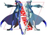  2boys absurdres azisaiharumaki56 black_coat black_hat black_pants blue_necktie brothers character_name coat commentary_request emmet_(pokemon) frown full_body gloves grey_eyes grey_hair hat highres ingo_(pokemon) long_sleeves male_focus matching_outfits multiple_boys necktie outstretched_arm pants peaked_cap pokemon pokemon_bw shirt short_hair siblings smile standing white_background white_coat white_gloves white_pants white_shirt 