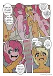  anthro applejack_(mlp) buttplug chastity_cage chastity_device duo equid equine friendship_is_magic genitals girly hair hasbro hi_res horse husdur male male/male mammal my_little_pony pinkie_pie_(mlp) plug_(sex_toy) pony sex_toy shower 